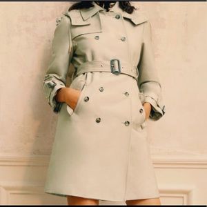 ZARA Water Resistant Trench Coat